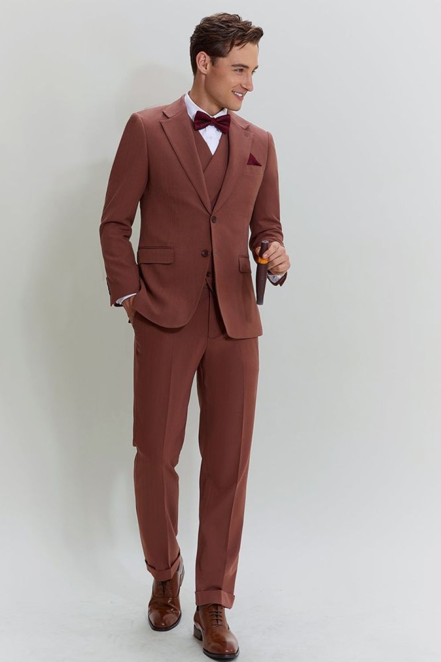 Homrain Notched Lapel 3 Piece Single Breasted Homecoming Suits | Homecoming Suits