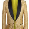 Homrain One Button Jacquard Men'S Prom Blazer | Prom Suits