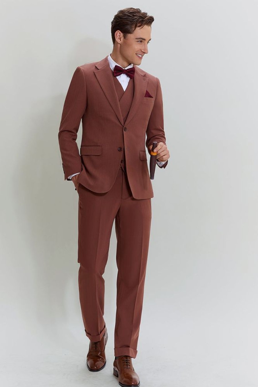 Homrain Notched Lapel 3 Piece Single Breasted Homecoming Suits | Men'S Suits & Tuxedos