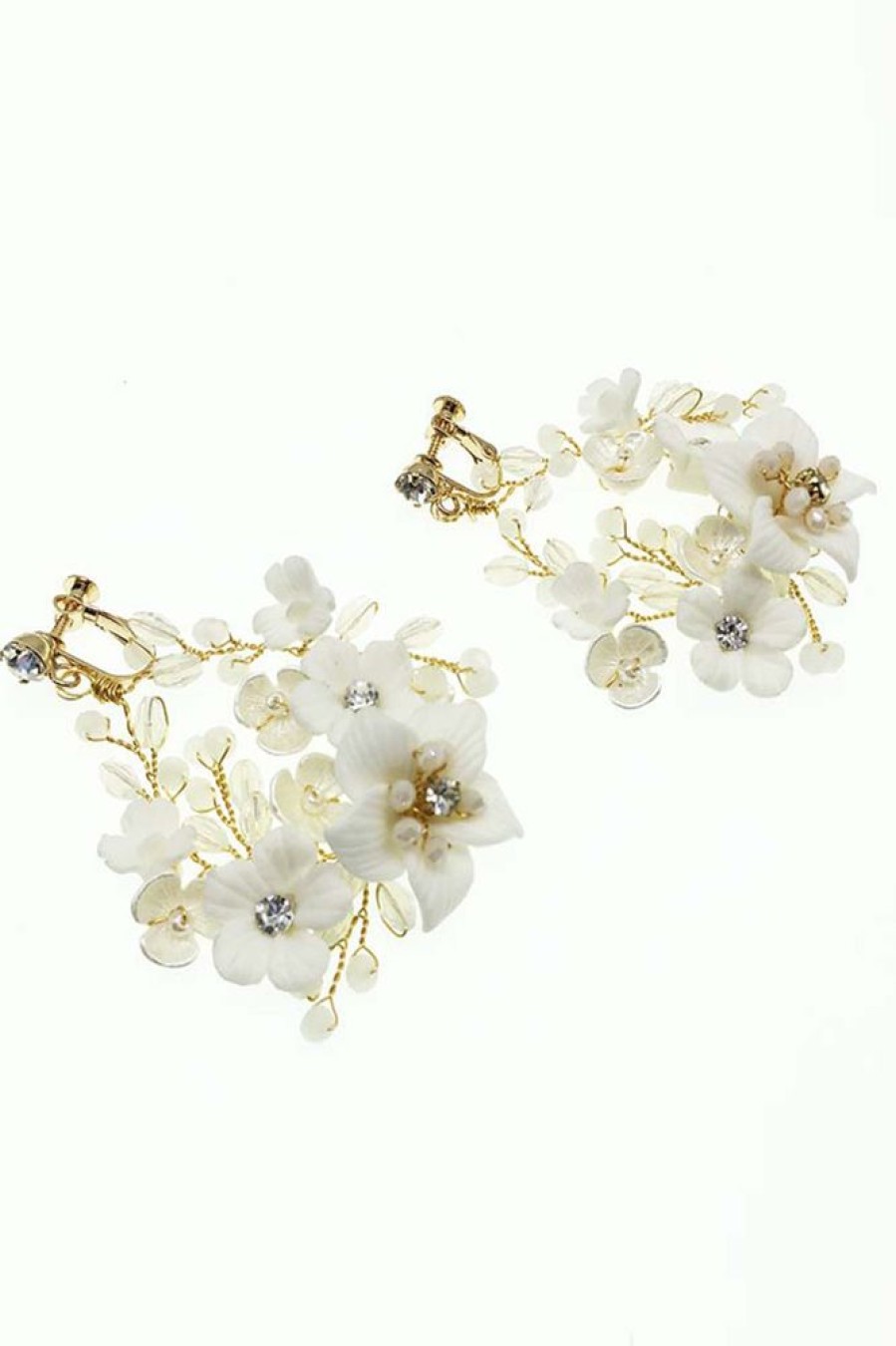 Homrain Flower Bridal Earrings | Earrings