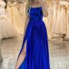 Homrain Long Mirror Prom Dress With Slit | Blue Prom Dresses