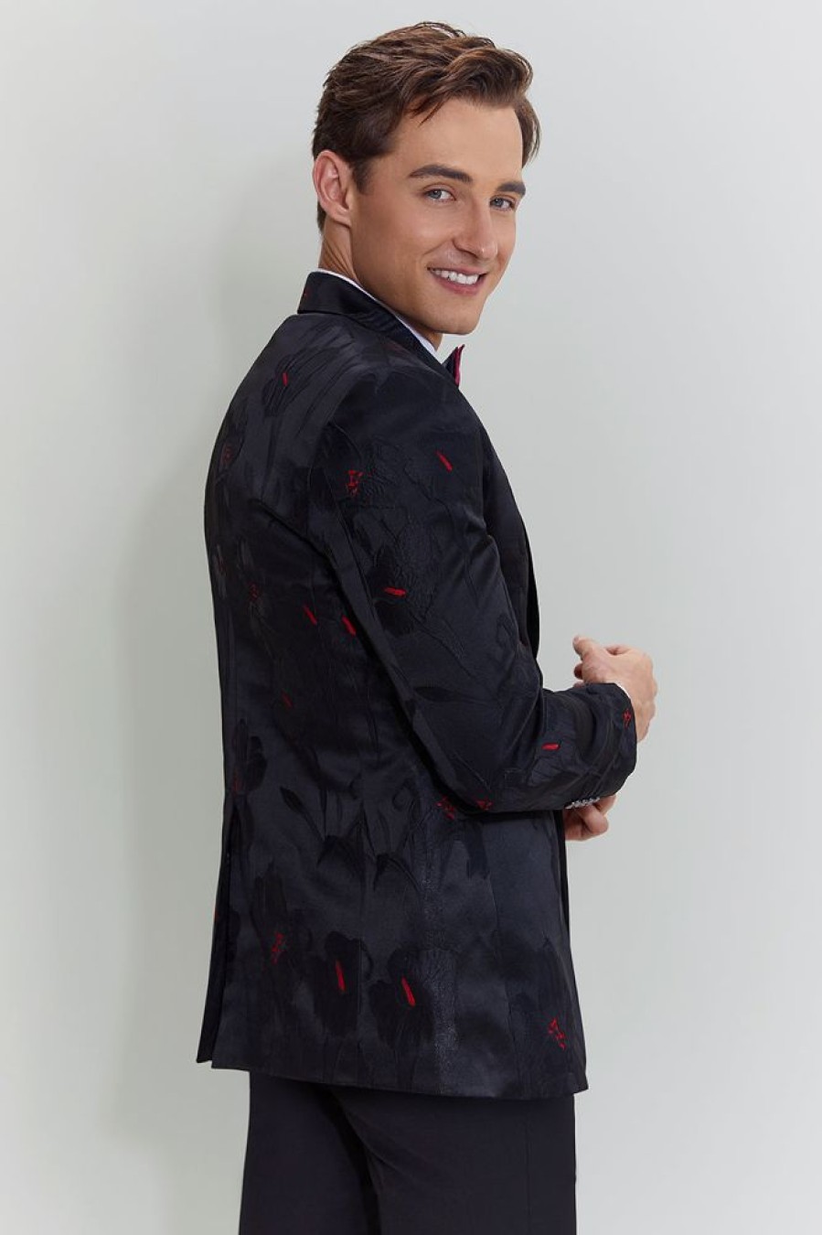 Homrain Notched Lapel Single Breasted Homecoming Blazer | Homecoming Suits