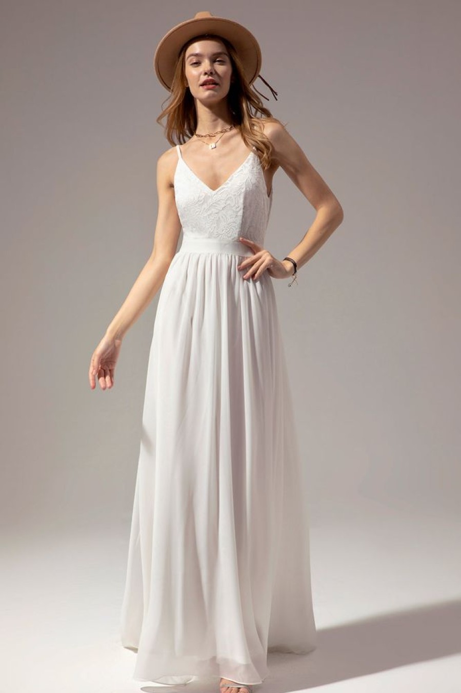 Homrain Long Chiffon Bridesmaid Maxi Dress | Bridesmaid Dresses