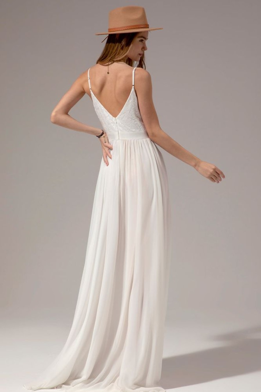 Homrain Long Chiffon Bridesmaid Maxi Dress | Bridesmaid Dresses