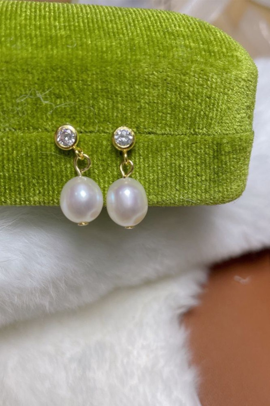 Homrain Pearl Earrings | Bridal Accessories