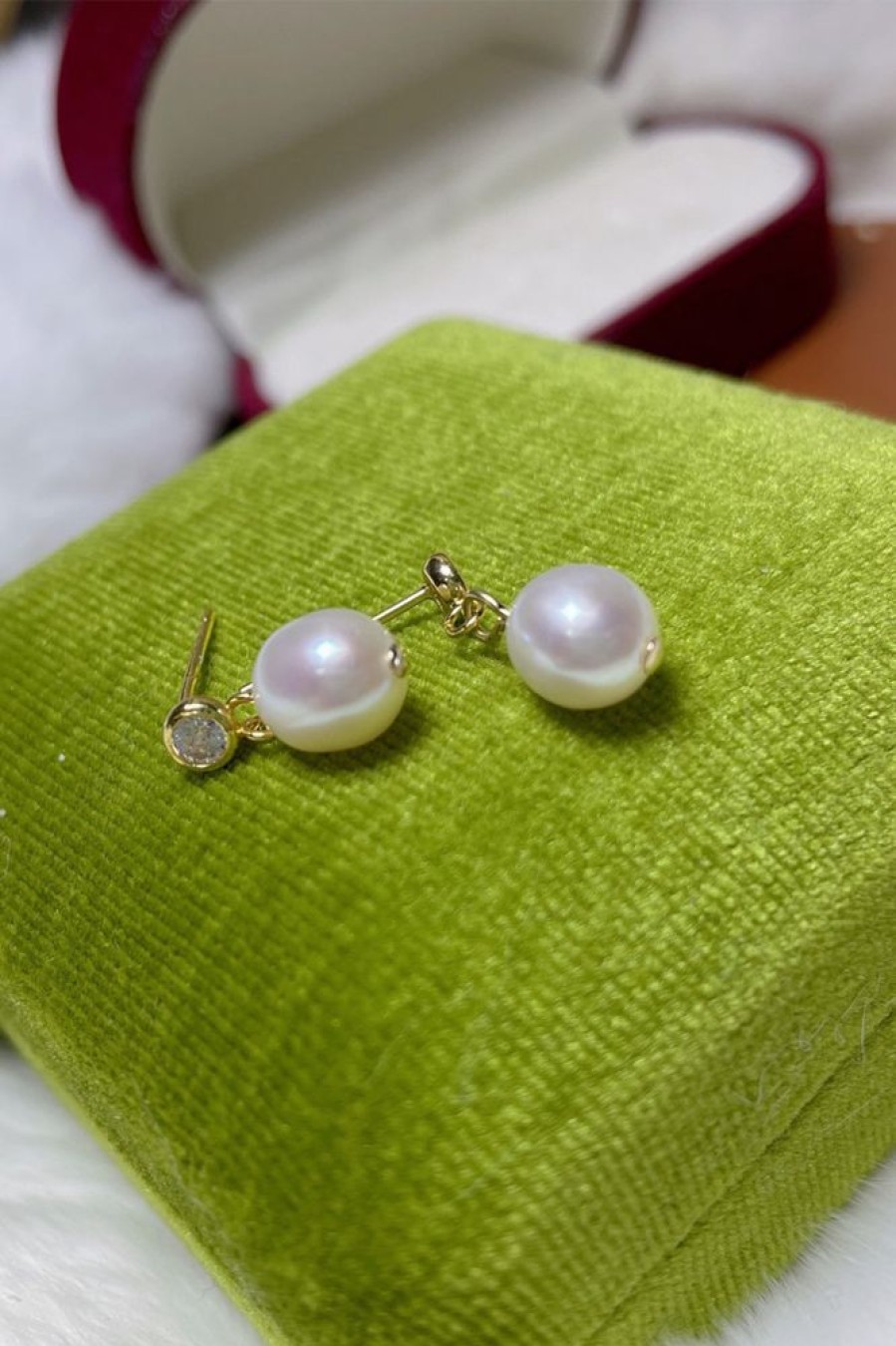 Homrain Pearl Earrings | Bridal Accessories