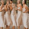 Homrain Mid-Calf Spaghetti Straps Bridesmaid Dress | Bridesmaid Dresses 2024