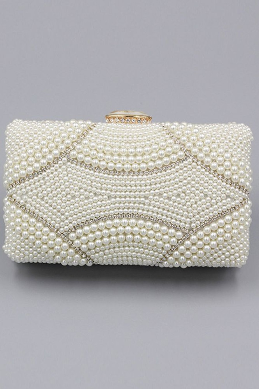 Homrain Beaded Pearls Party Clutch | Handbags