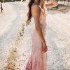 Homrain Mermaid Long Prom Dress With Appliques | Wedding Guest Dresses