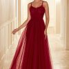 Homrain Long Bridesmaid Dress With Lace | Wedding Guest Dresses