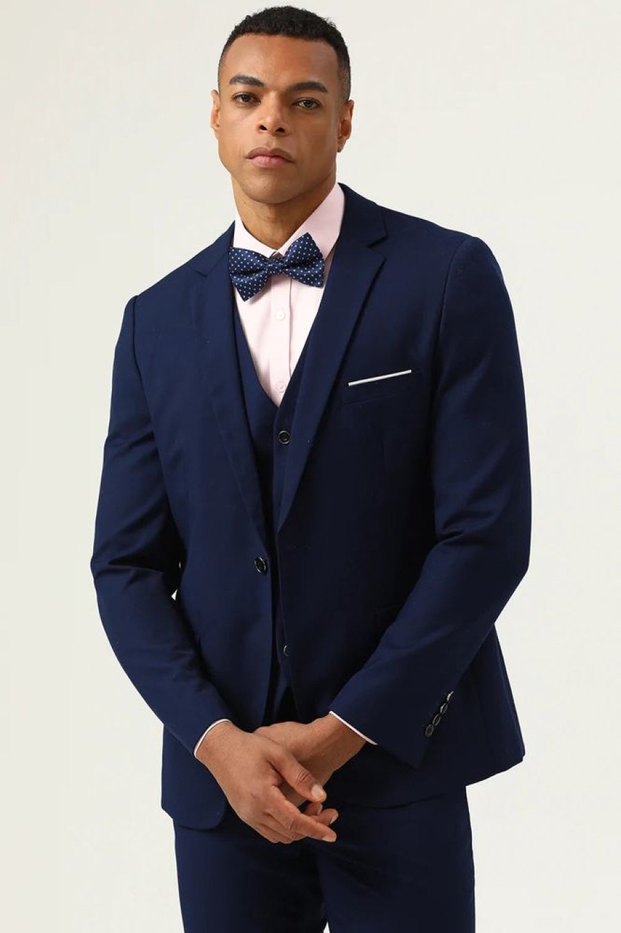 Homrain 3 Pieces Navy Slim Fit Casual Tuxedo Suits | Homecoming Suits