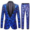 Homrain Royal Sequins Men'S 2 Pieces Suits | Homecoming Suits