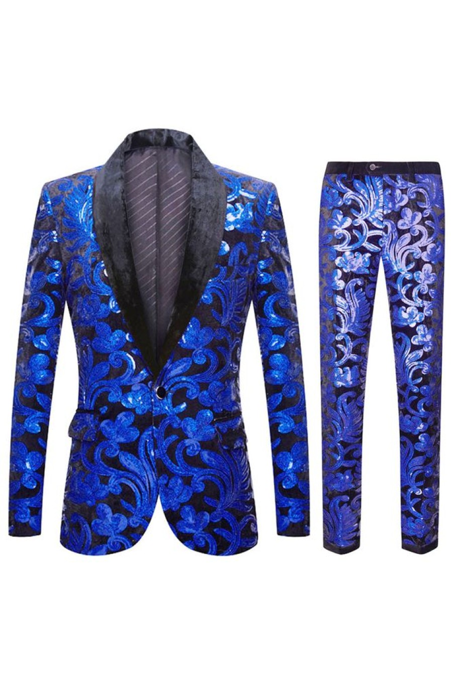 Homrain Royal Sequins Men'S 2 Pieces Suits | Homecoming Suits