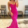 Homrain Sweetheart Prom Dress | Hot Pink Prom Dresses