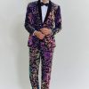 Homrain Sequins Mens Two-Piece Suit Shawl Lapel One Button Tuxedo | Homecoming Suits