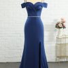 Homrain Mermaid Off The Shoulder Bridesmaid Dress With Beading | Wedding Guest Dresses