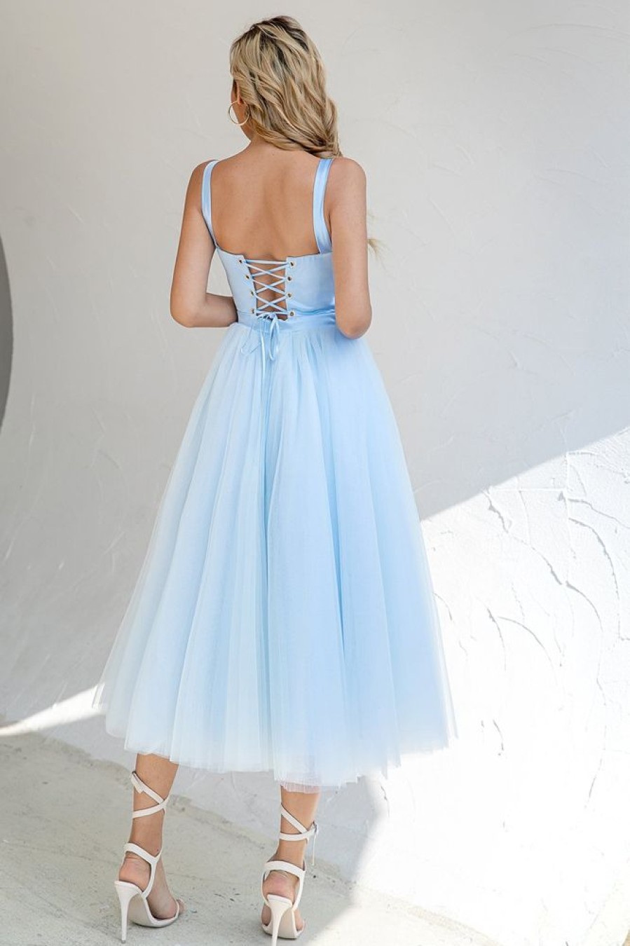 Homrain A Line Sweetheart Prom Party Dress | Blue Prom Dresses