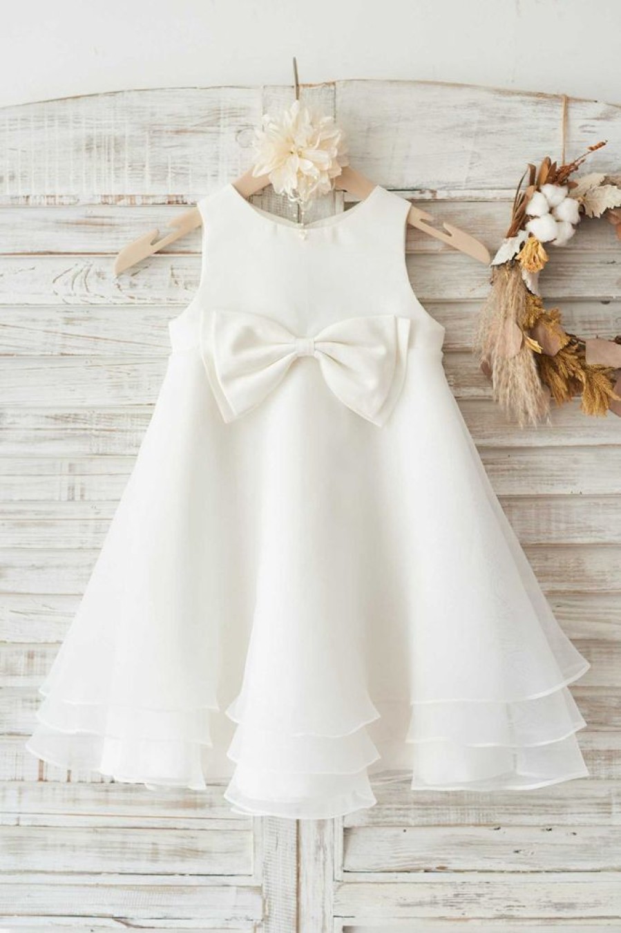 Homrain Jewel Flower Girl Dress With Bowknot | Flower Girl Dresses