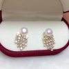 Homrain Beaded Pearl Earrings | Bridal Accessories