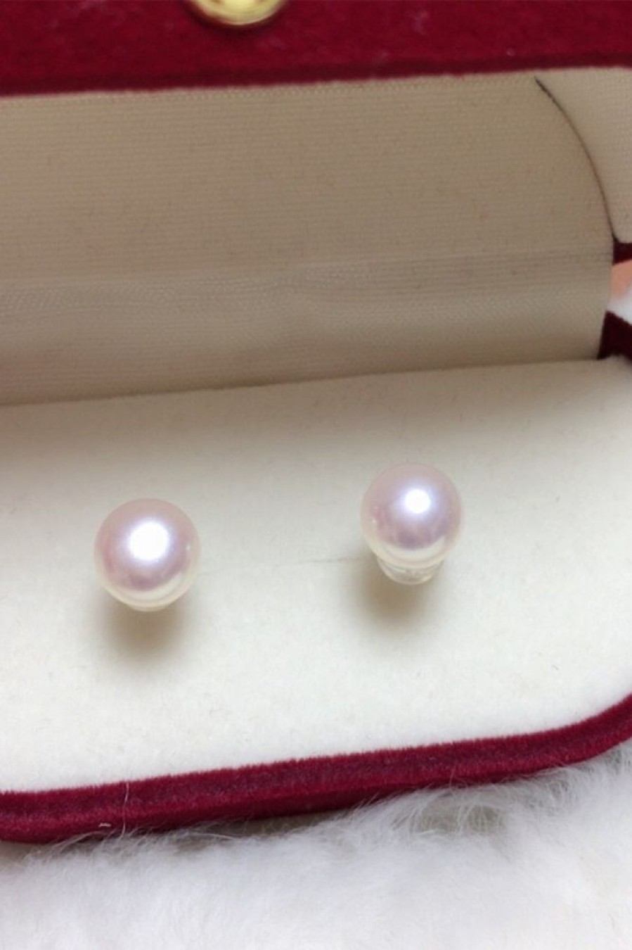 Homrain Beaded Pearl Earrings | Bridal Accessories