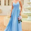 Homrain Ruffle Bridesmaid Dress With Lace | Boho Bridesmaid Dresses