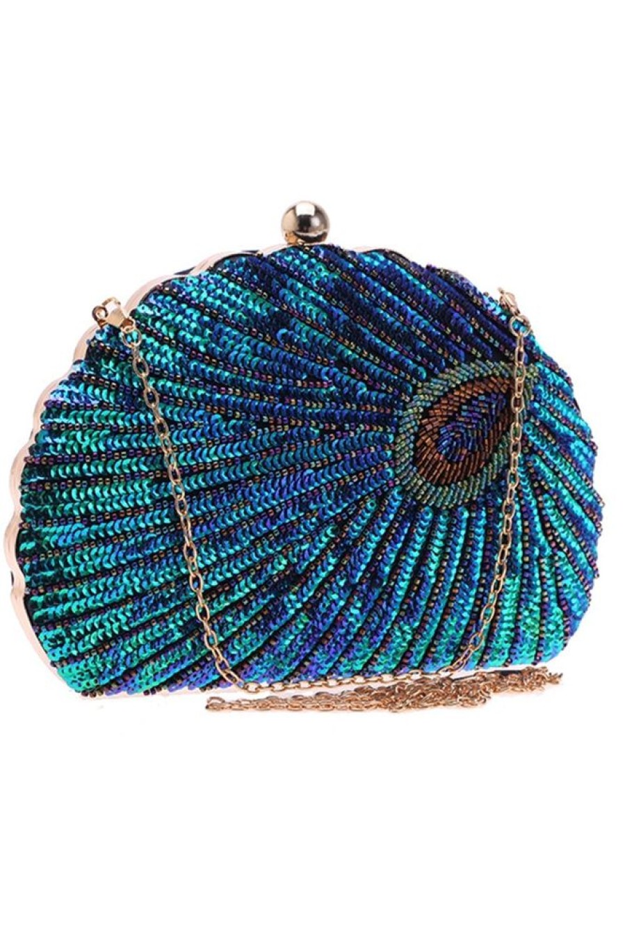 Homrain Beaded Shell Shaped Clutch | Handbags