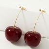 Homrain Red Cherry Earrings | Bridal Accessories