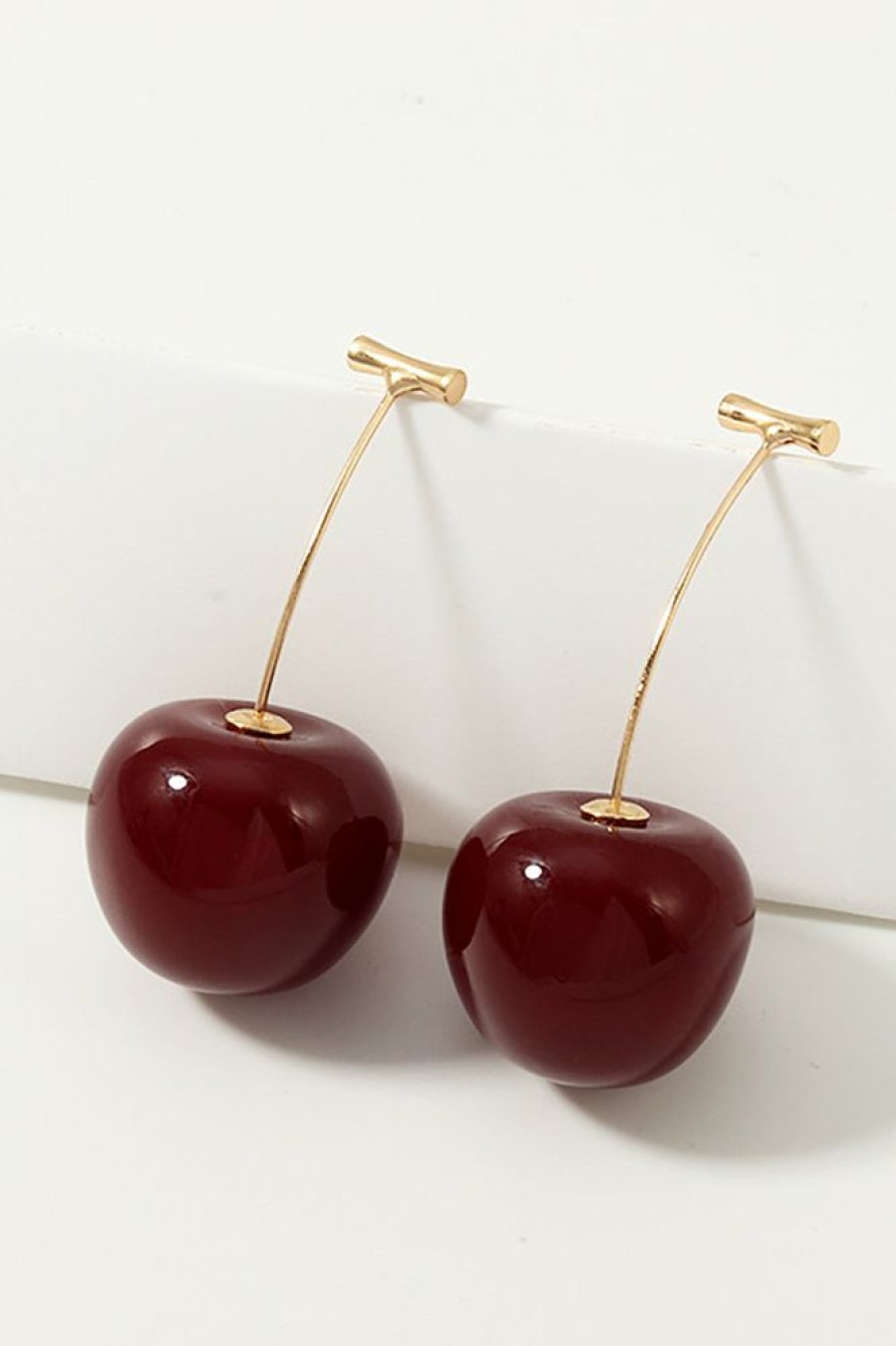 Homrain Red Cherry Earrings | Bridal Accessories