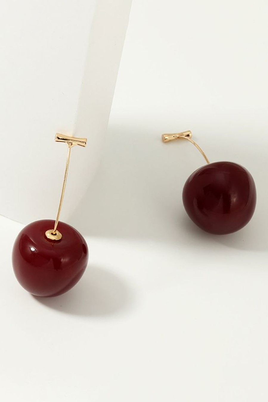 Homrain Red Cherry Earrings | Bridal Accessories