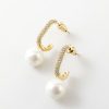 Homrain Pearl Water Drop Earrings | Bridal Accessories