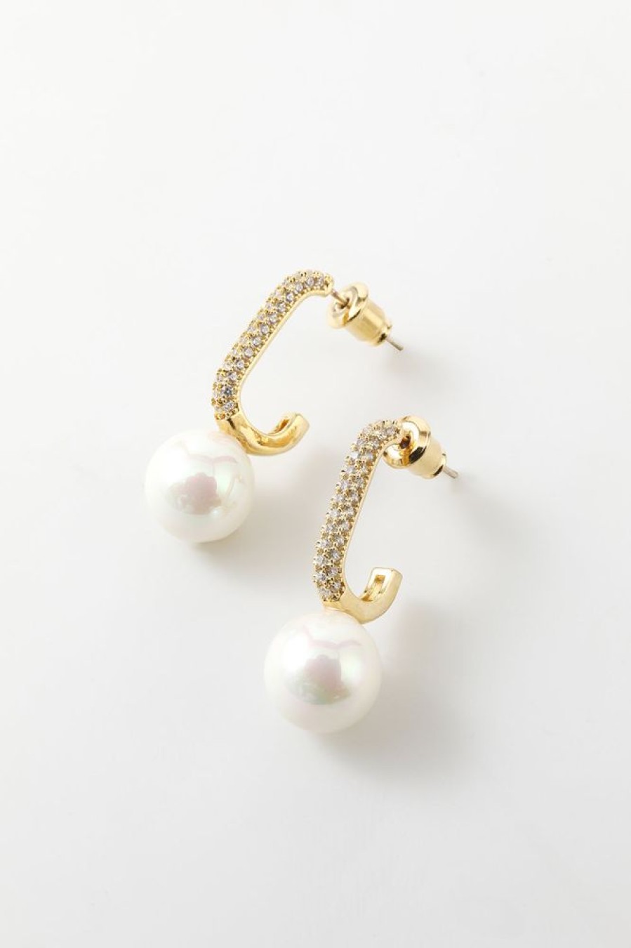 Homrain Pearl Water Drop Earrings | Bridal Accessories