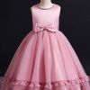 Homrain A Line Flower Girl Dress With Lace Ruffles | Flower Girl Dresses