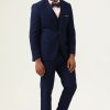 Homrain 3 Pieces Navy Slim Fit Casual Tuxedo Suits | Men'S Suits & Tuxedos