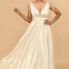 Homrain Deep V-Neck Backless Long Bridesmaid Dress | Bridesmaid Dresses