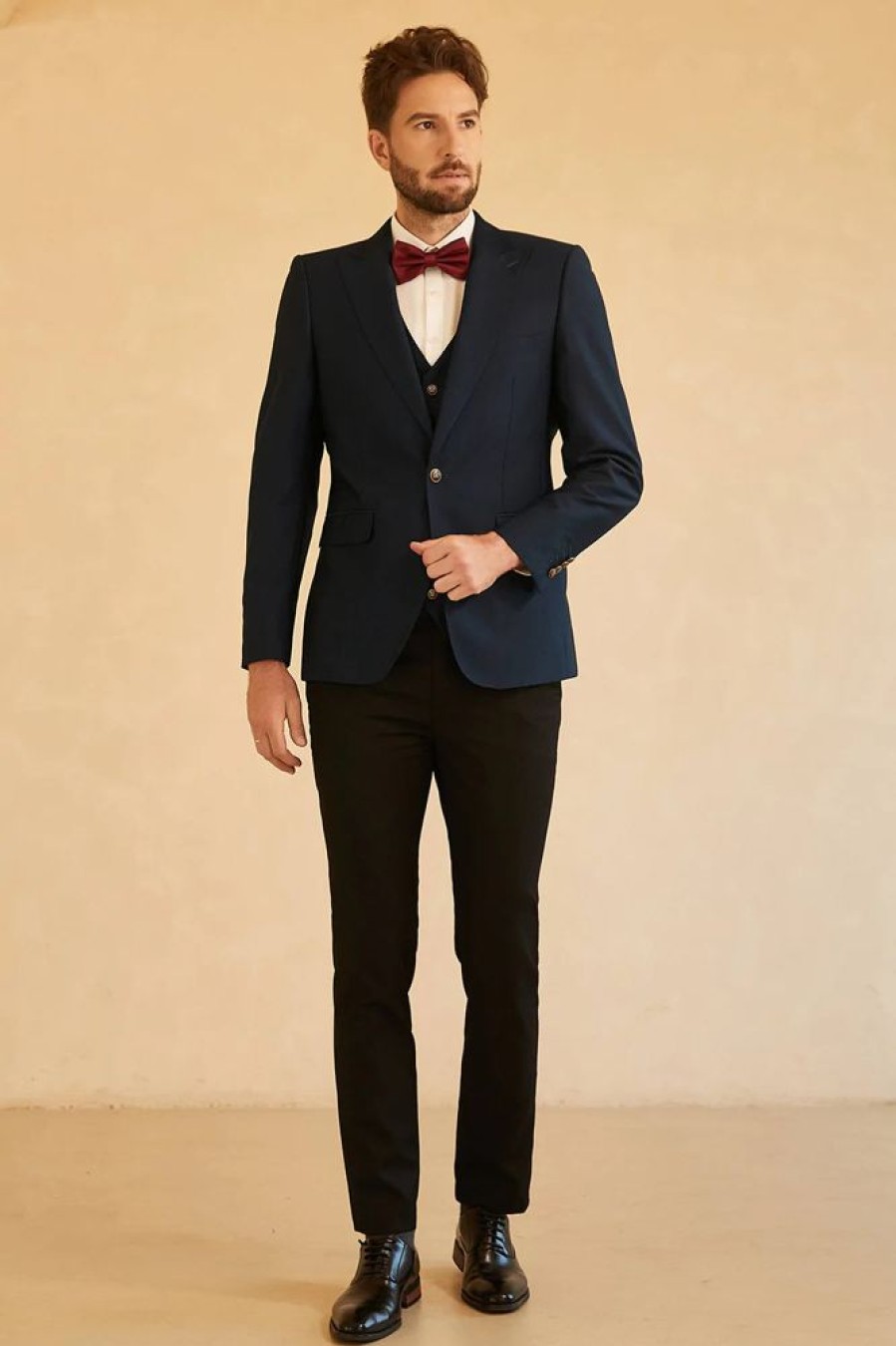 Homrain Peak Lapel Wedding Men Suit | Groom Suits