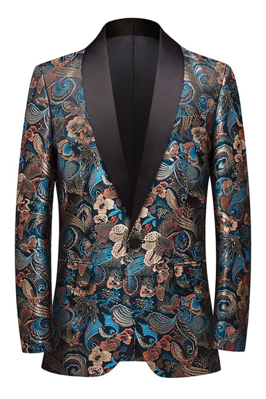 Homrain Floral Shawl Lapel Men'S Blazer | Homecoming Suits