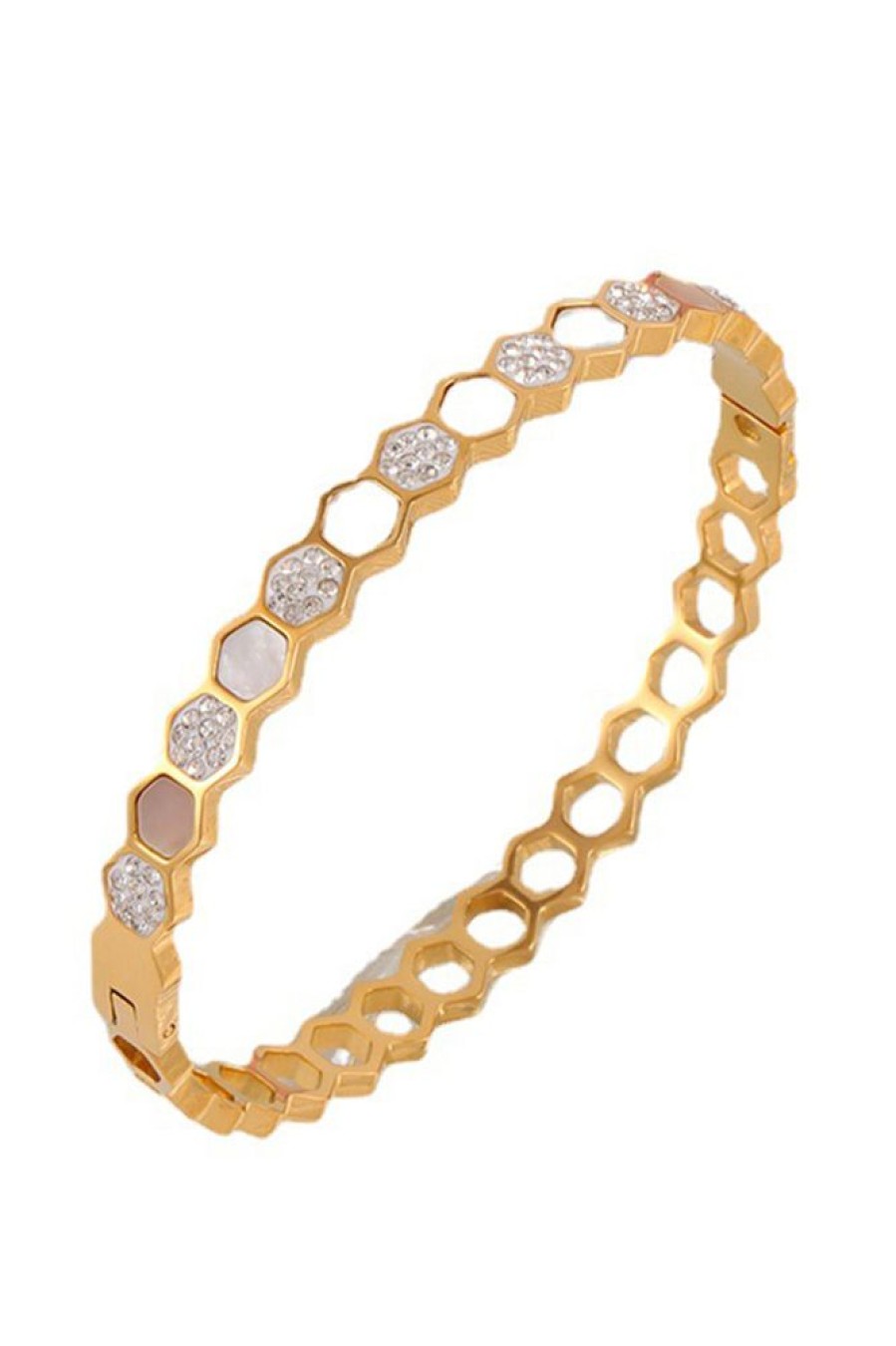 Homrain Gold Plated Titanium Stainless Steel Bracelet | Bracelets