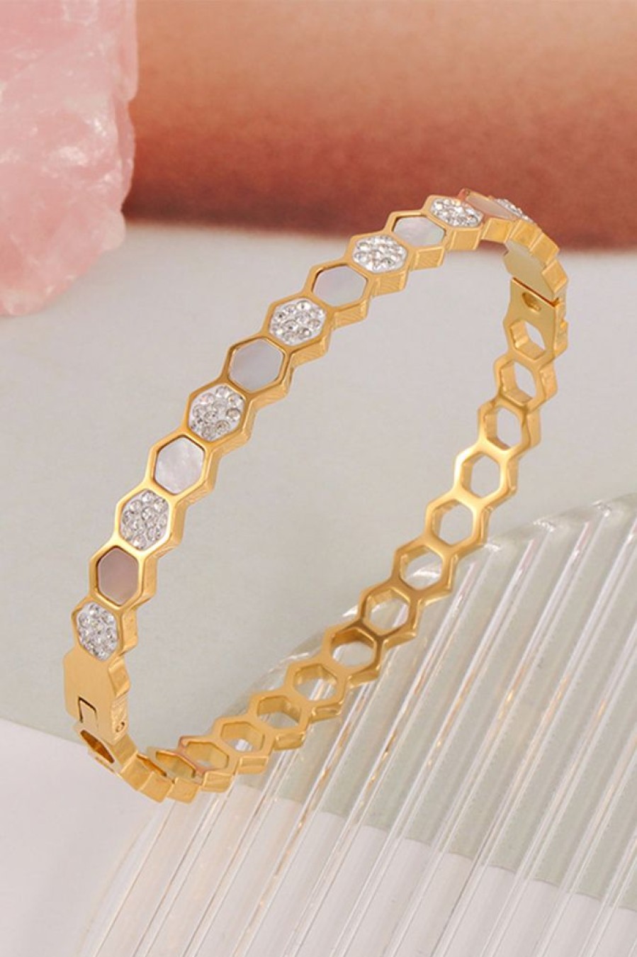 Homrain Gold Plated Titanium Stainless Steel Bracelet | Bracelets