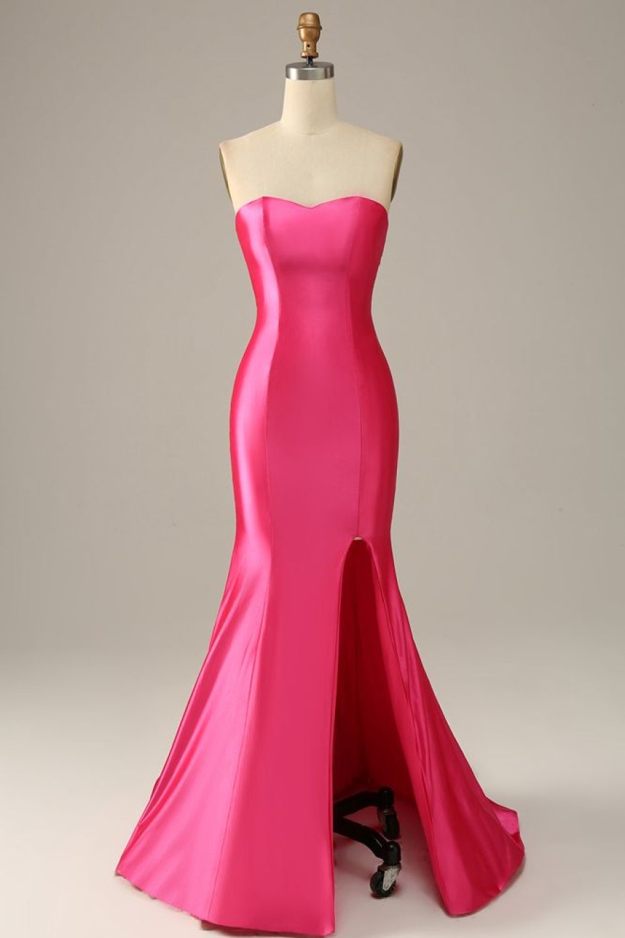 Homrain Sweetheart Mermaid Prom Dress | Hot Pink Prom Dresses