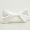 Homrain White Adjustable Satin Bow Ties Formal Tuxedo Bowtie | Men'S Accessories