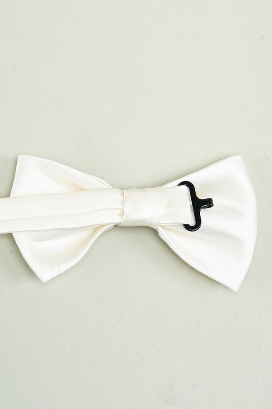 Homrain White Adjustable Satin Bow Ties Formal Tuxedo Bowtie | Men'S Accessories