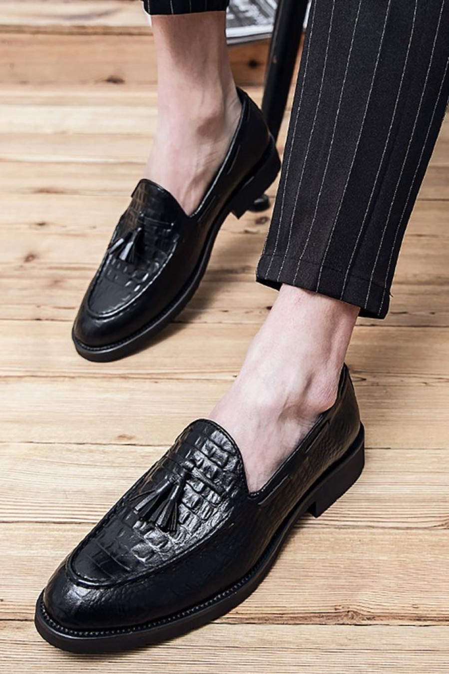 Homrain Slip-On Fringe Men'S Shoes | Men'S Shoes