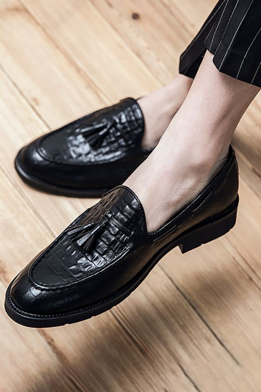 Homrain Slip-On Fringe Men'S Shoes | Men'S Shoes