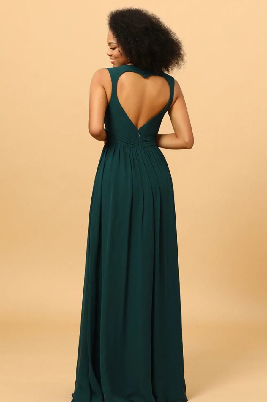 Homrain Chiffon Bridesmaid Dress With Ruffles | Bridesmaid Dresses 2024