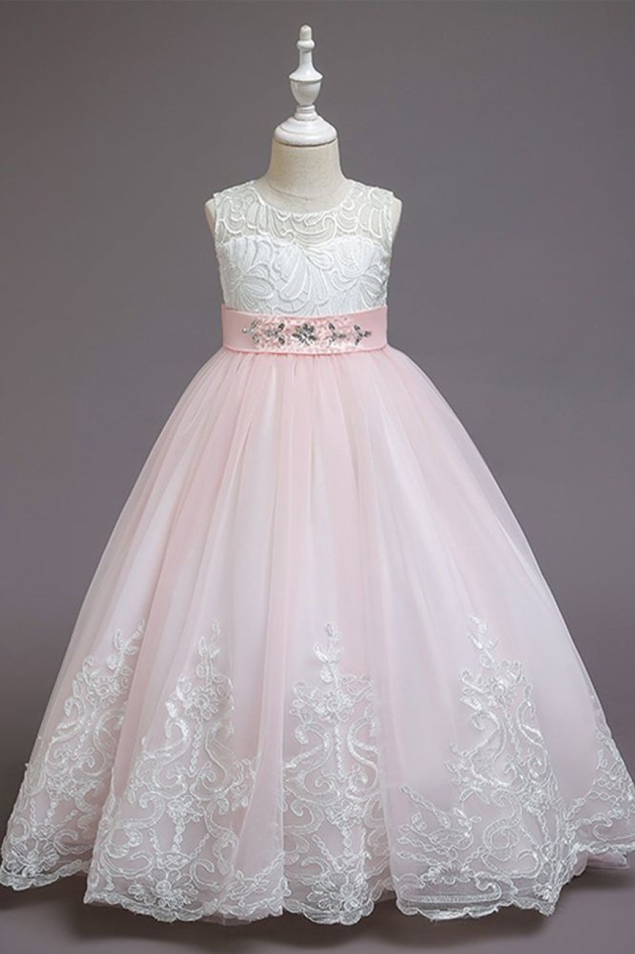 Homrain A-Line Flower Girl Dress With Bows | Flower Girl Dresses