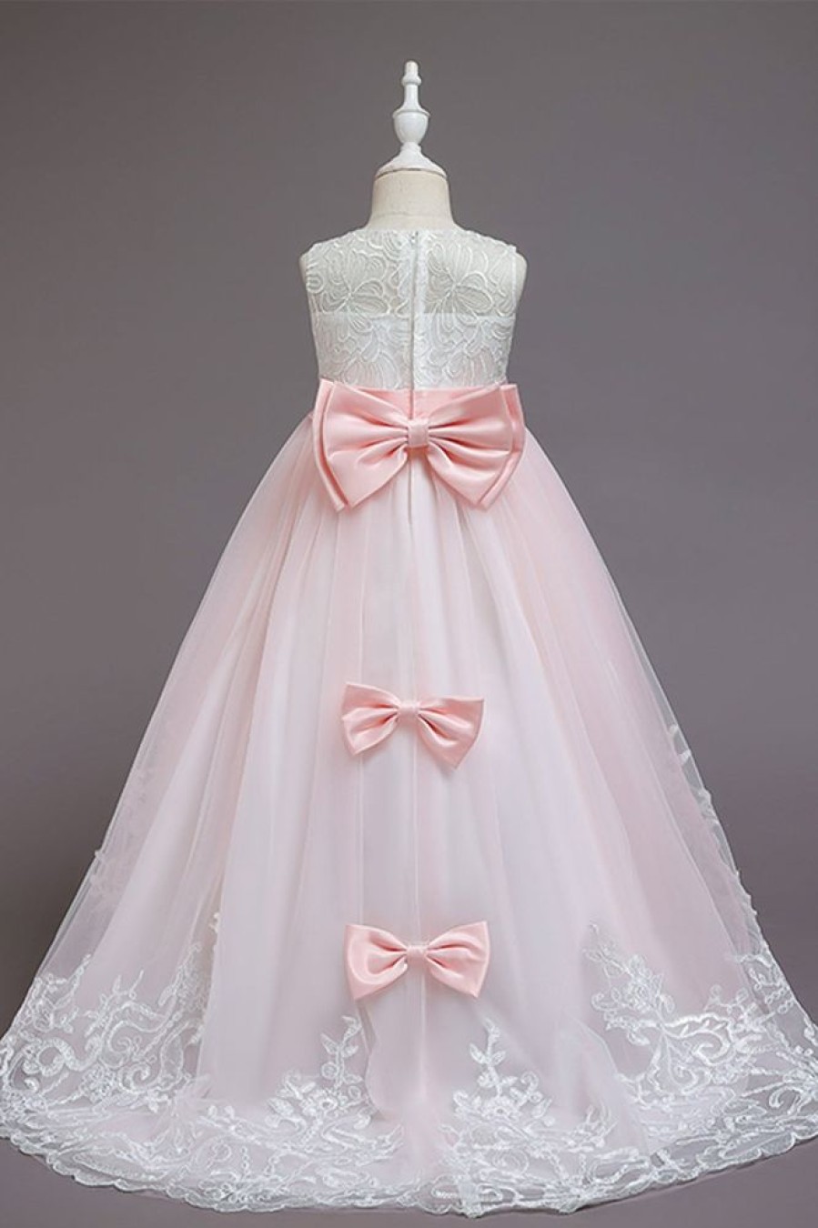 Homrain A-Line Flower Girl Dress With Bows | Flower Girl Dresses