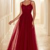 Homrain Long Bridesmaid Dress With Lace | Bridesmaid Dresses