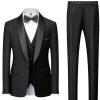 Homrain Shawl Lapel 3 Pieces Men'S Suits | Groom Suits