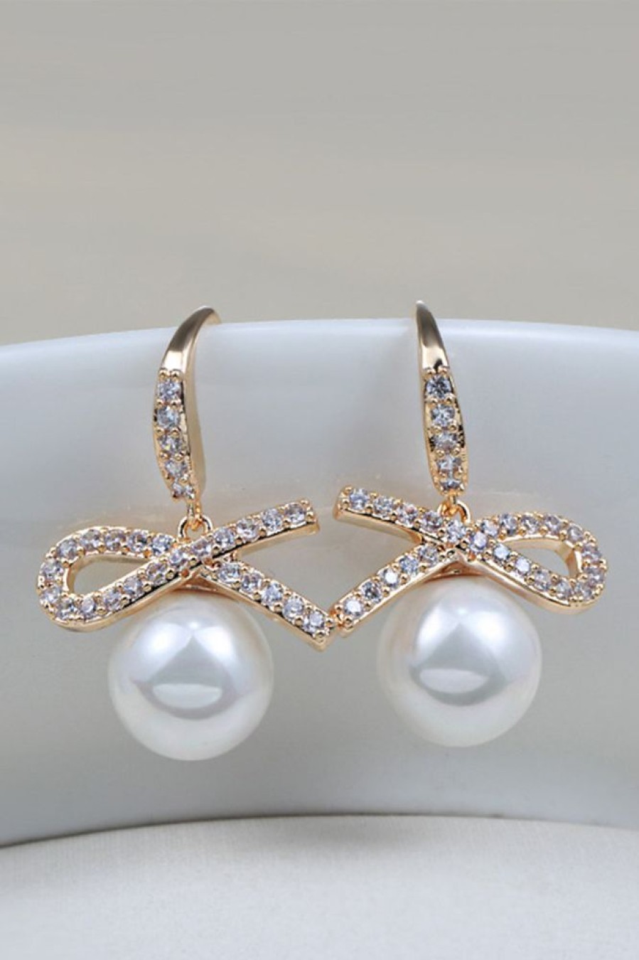 Homrain Pearl Beading Earring | Bridal Accessories