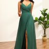 Homrain Spaghetti Straps Bridesmaid Dress With Lace | Bridesmaid Dresses 2024